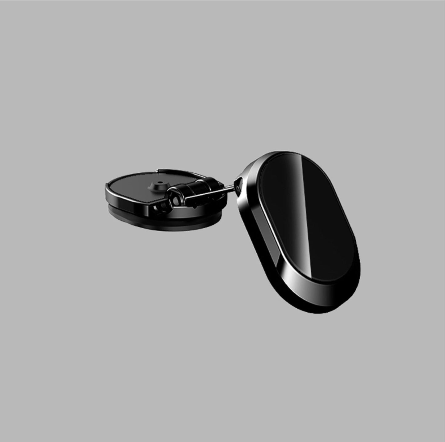 Support de téléphone magnétique pliable pour voiture, rotation à 360 °