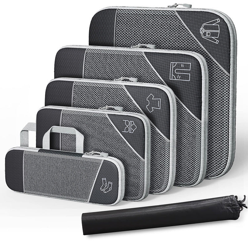 Le voyage peut être un sac de rangement à Compression, costume avec sac à chaussures, organisation visuelle des bagages en maille