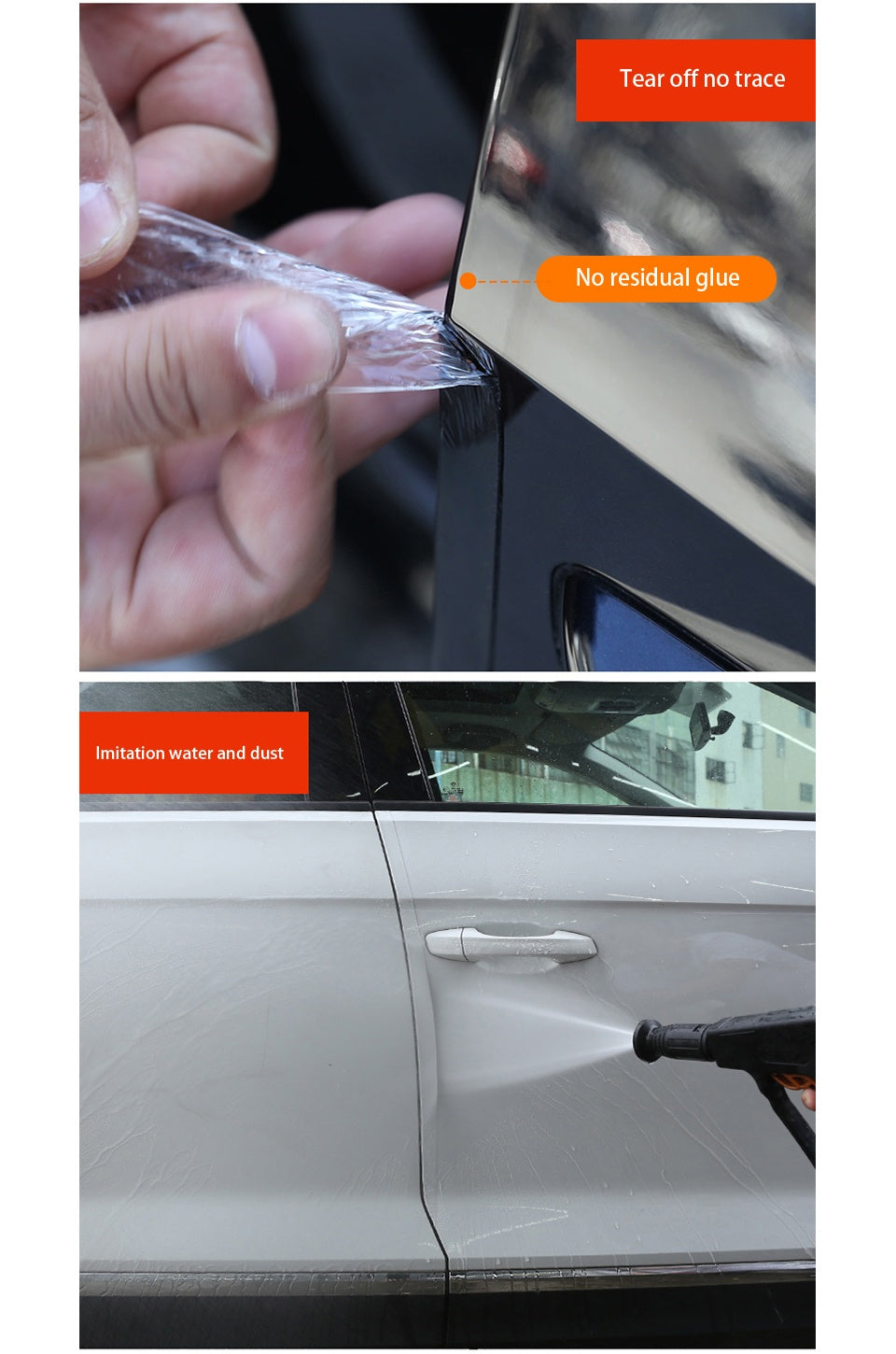 Pare-chocs de porte transparent