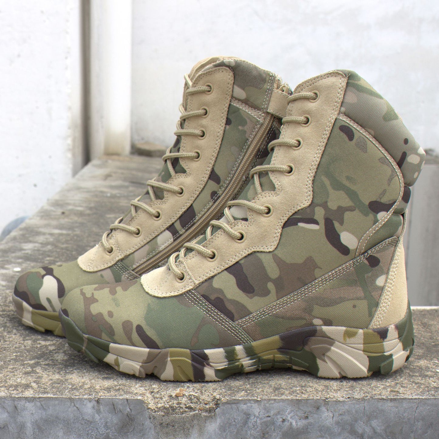 Bottes camouflage