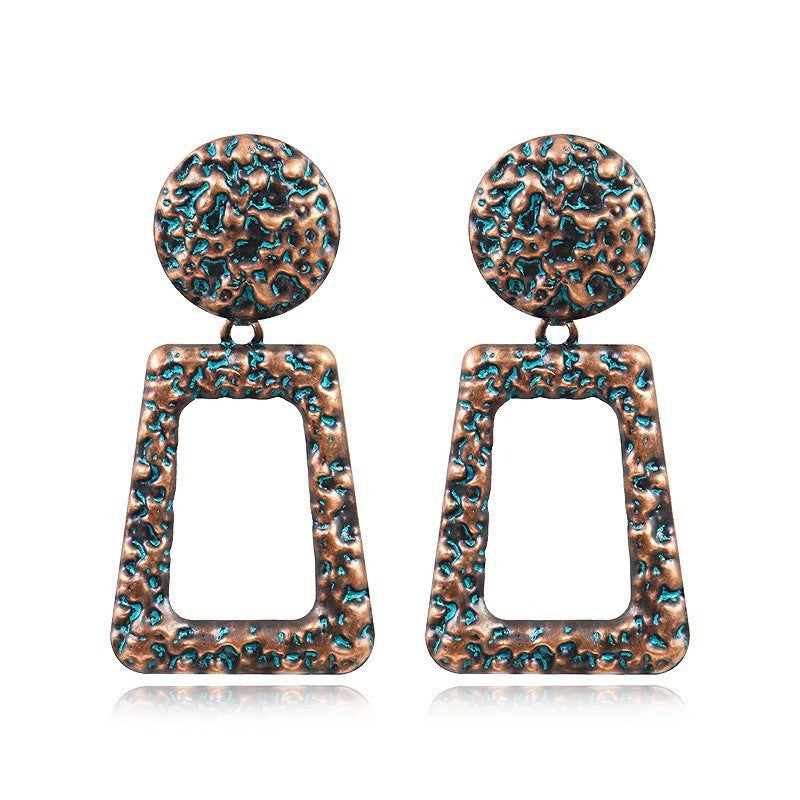 Boucles d'oreilles géométriques à la mode pour femmes