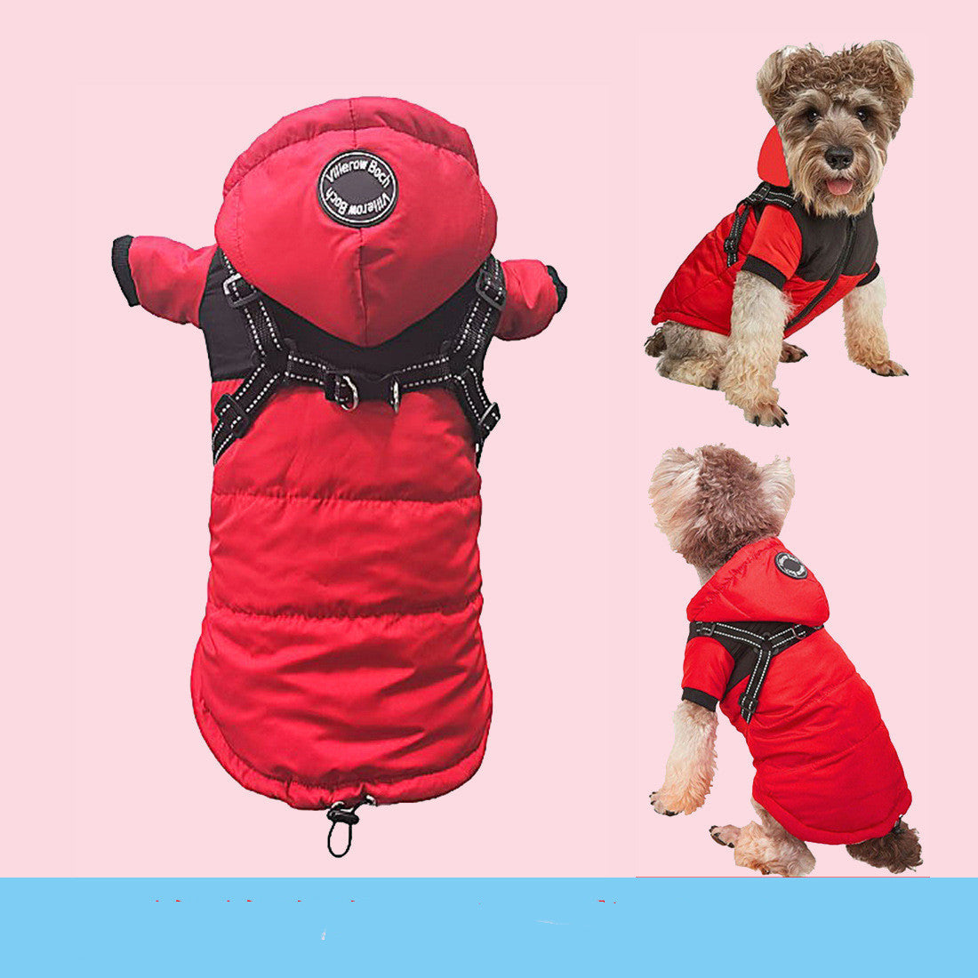 Manteau imperméable et chaud pour animaux de compagnie, vêtements pour chiens, veste en coquille pour animaux de compagnie