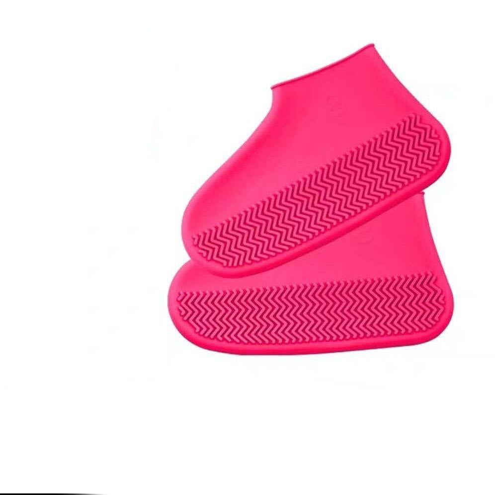Bottes de pluie en silicone faciles à transporter pour hommes et femmes