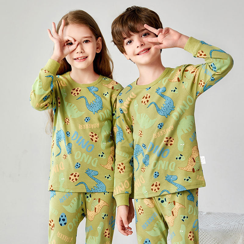 Ensemble de sous-vêtements pour enfants, ensemble de sous-vêtements en coton pour garçons et filles, pyjama
