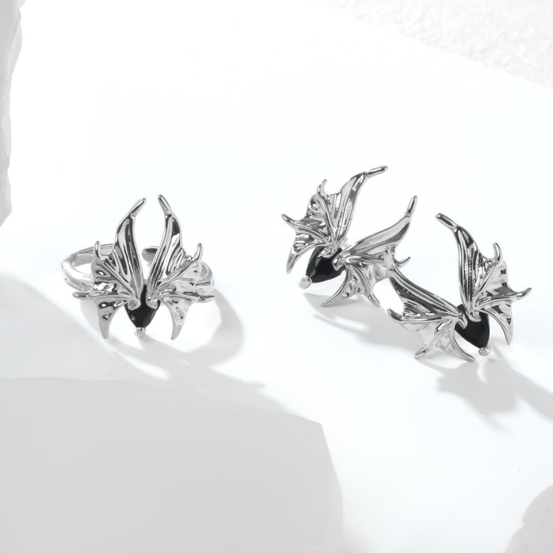 Pendientes de mariposa con diseño de nicho original para mujer