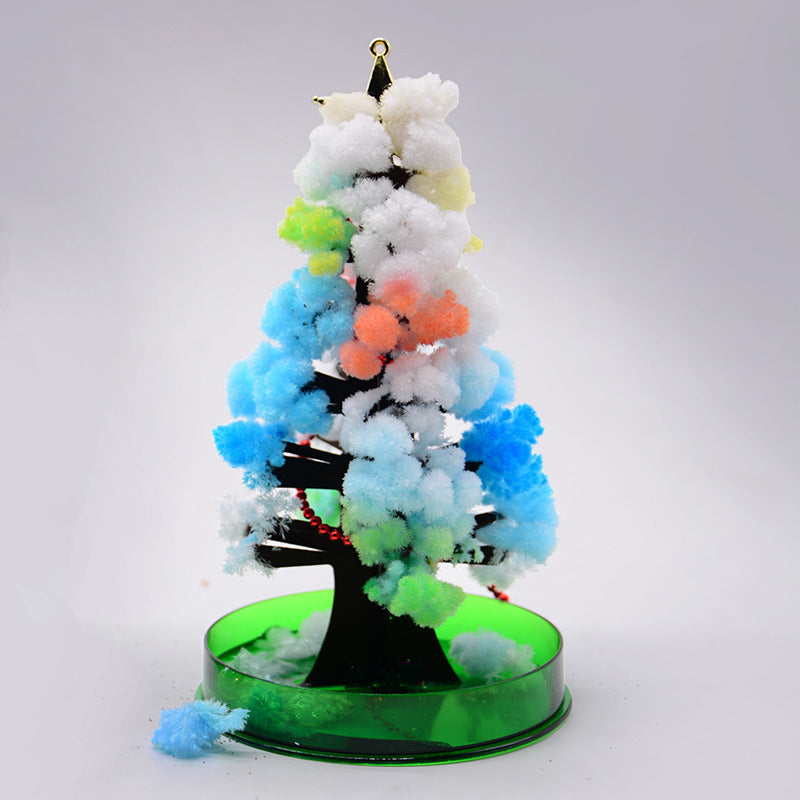 Arbre en croissance, jouet en fleurs, ensemble d'activités de croissance en cristal, Science magique, arbre de noël en croissance magique coloré
