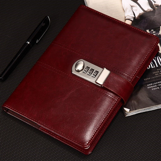 Libros de mano gruesos para niñas con cerraduras, portátiles con cerraduras