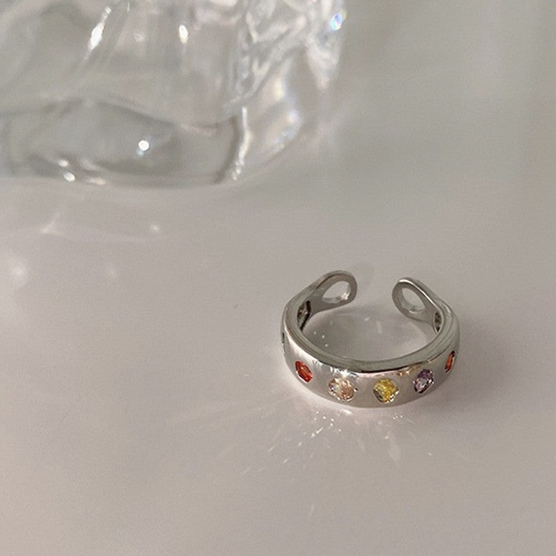 Anillo de piedra Natural ámbar estilo Vintage Maillard para mujer temperamento salvaje