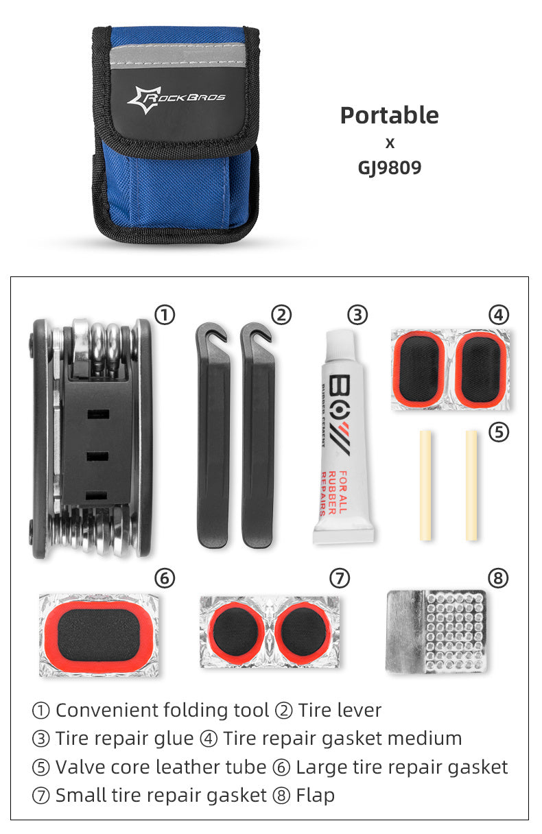 Bicycle tire repair kit