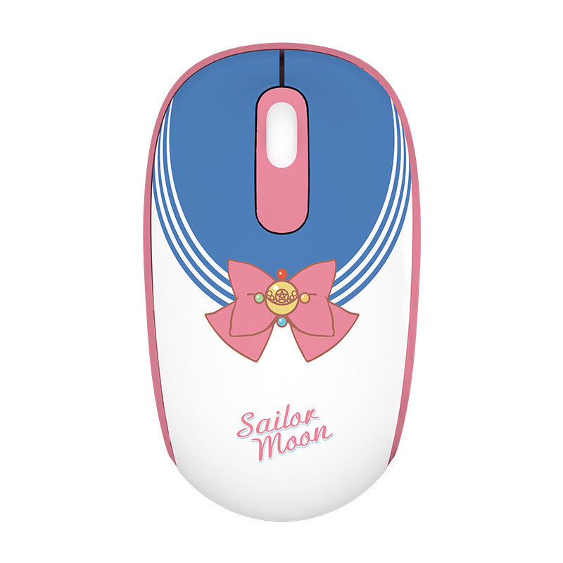 Sailor Moon souris sans fil rose mignon bureau affaires avec