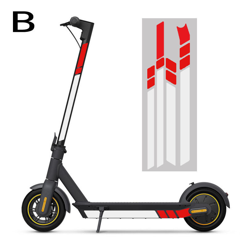 Adhesivo Reflectante Max G30 Para Scooter Nº 9