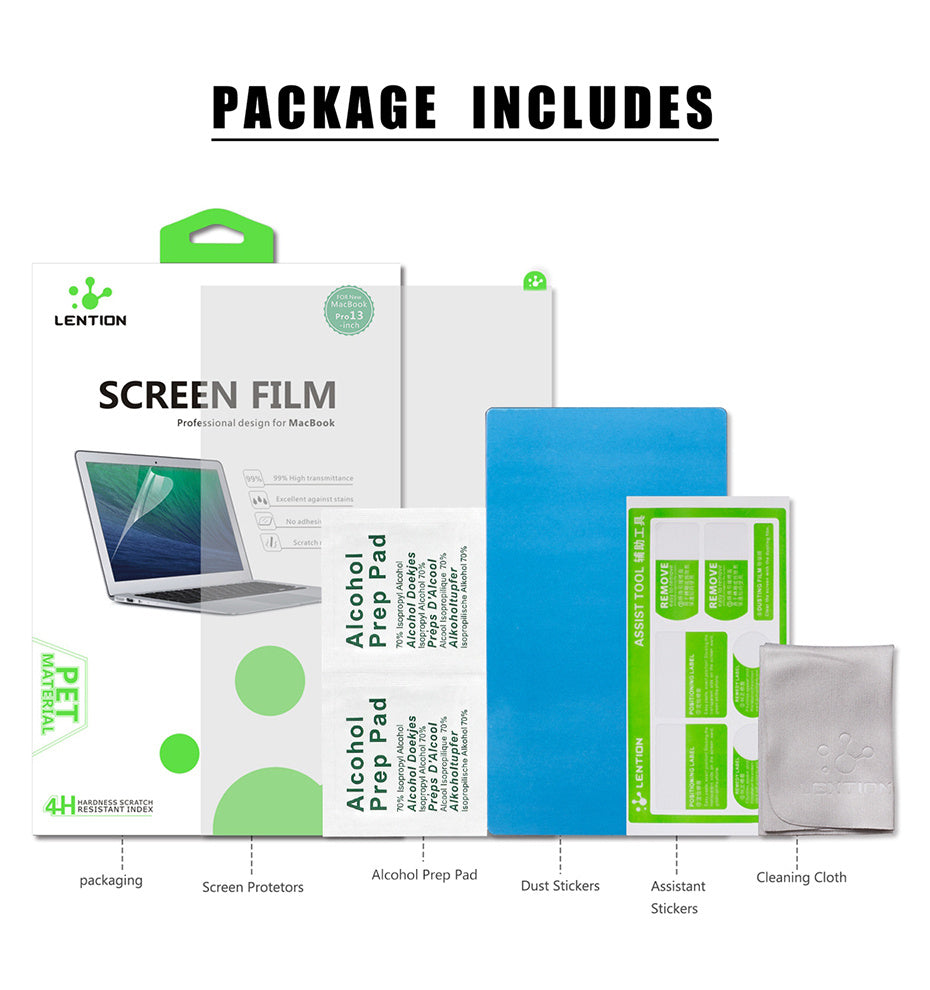 Compatible with Apple, Lansheng Macbook 11/12/13/15 / new 13/15 screen film matte explosion-proof notebook film