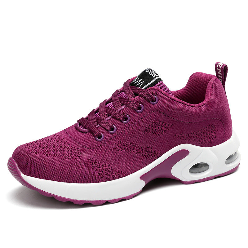 Chaussures de sport en maille pour étudiants, course à pied, pour femmes