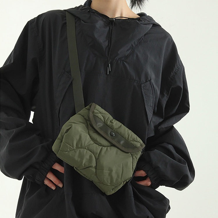 Sac à bandoulière en losange en Nylon de Style coréen décontracté