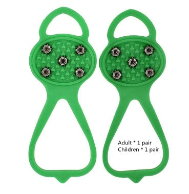 Pince à glace unisexe à 5 dents pour hommes, pour chaussures, Crampons, Crampons pour Crampons de neige, couvertures antidérapantes d'escalade et de randonnée