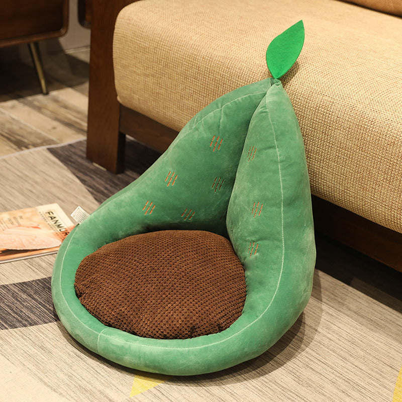 Almohada con forma de zanahoria y aguacate, Cactus de peluche suave, multifunción, Kawaii, decoración para el hogar y la Oficina, cojín para asiento de silla