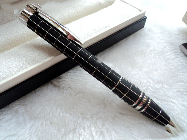 Interstellar Crystal Head Series Bolígrafo Roller de metal Pluma estilográfica Pluma estilográfica clásica de carbono