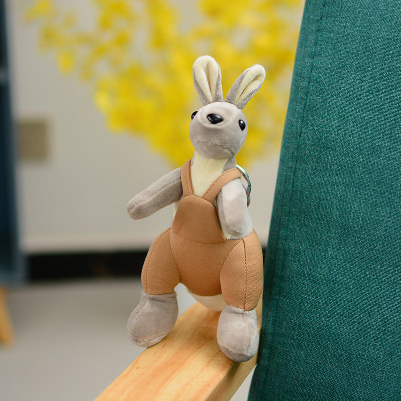 Cartoon Cute Strap Kangaroo Plush Pendant Little Doll