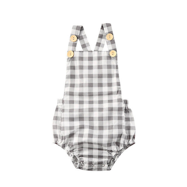 Barboteuse d'été pour bébés garçons et filles, sans manches