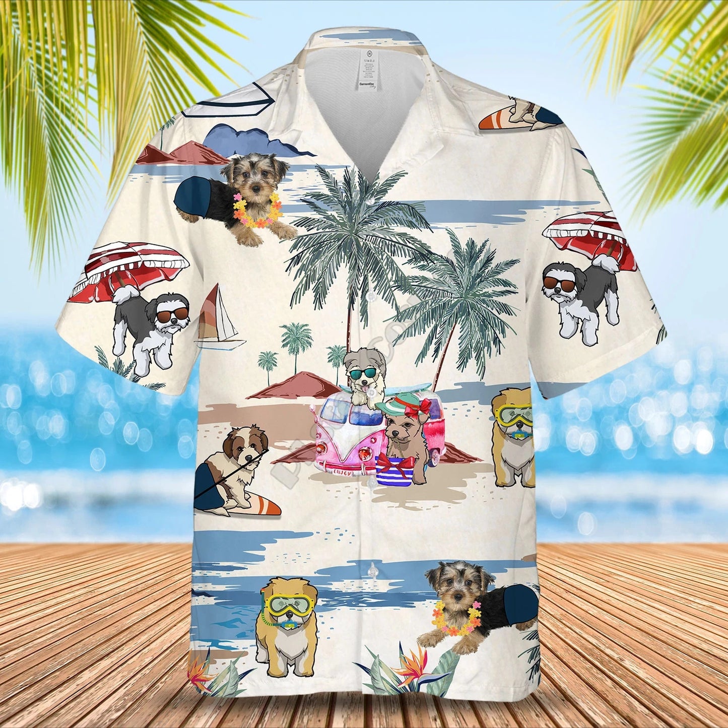 Men's Short Sleeve Loose Lapels Cardigan Top