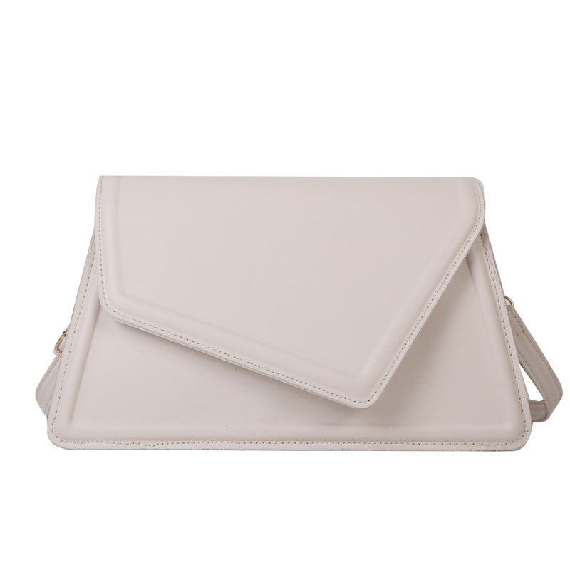 Sac messager à bandoulière Simple et texturé pour femmes, couleur unie, mode