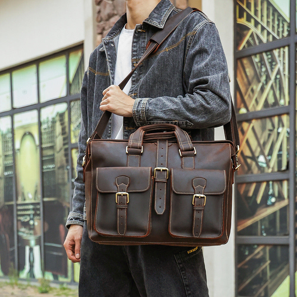 Nouveau sac à main en cuir véritable
