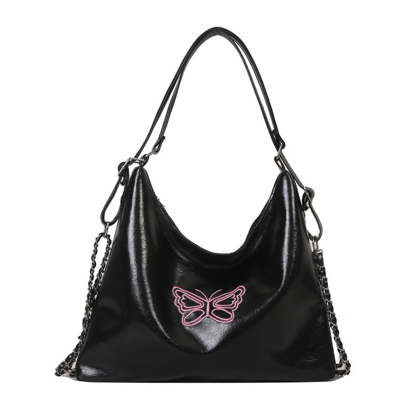 Women's Fashion Casual Soft Leather Large Capacity One-shoulder Bucket Bag
