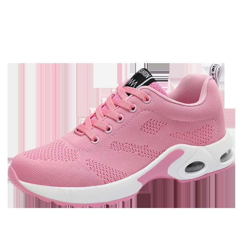 Chaussures de sport en maille pour étudiants, course à pied, pour femmes