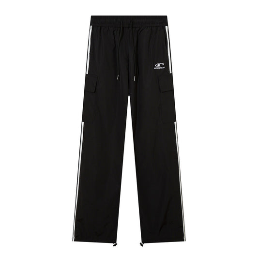 Men's Color Matching Three-bar Casual Pants