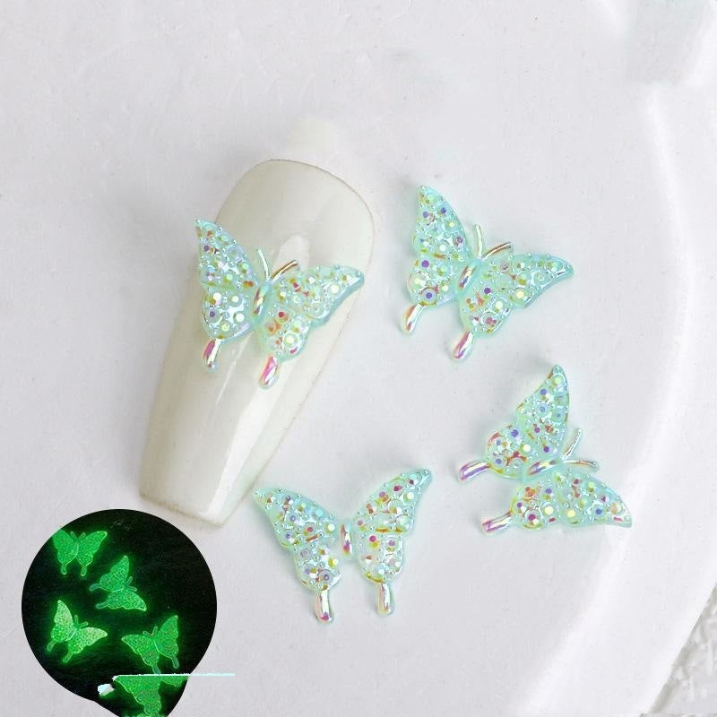 Aurora Butterfly Nail Accessories