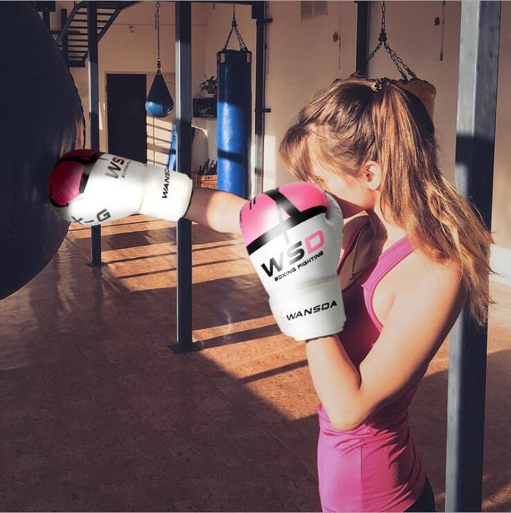 guantes de boxeo de entrenamiento