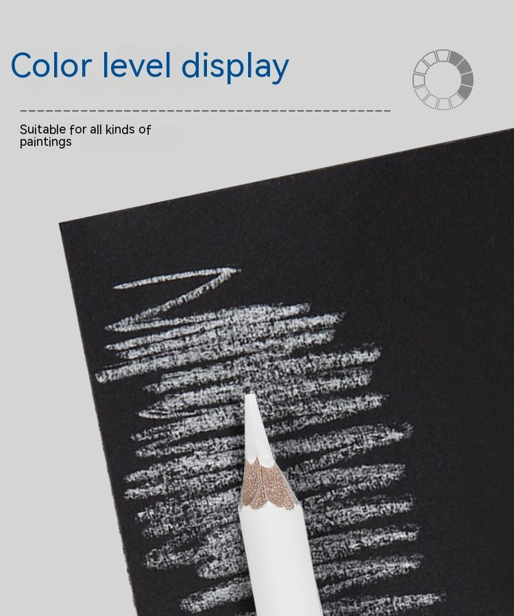 Stylo surligneur pour croquis, poudre blanche, pinceau en plomb