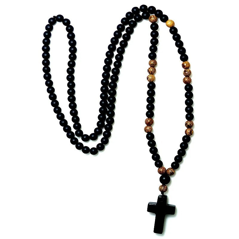 Collier Oeil de Tigre pour Homme Volcano Stone