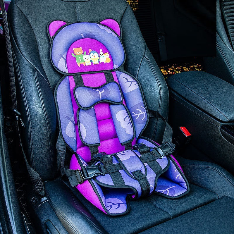 Siège de sécurité pour enfants, chaise de salle à manger pratique pour voiture, siège de sécurité amovible et lavable pour bébé