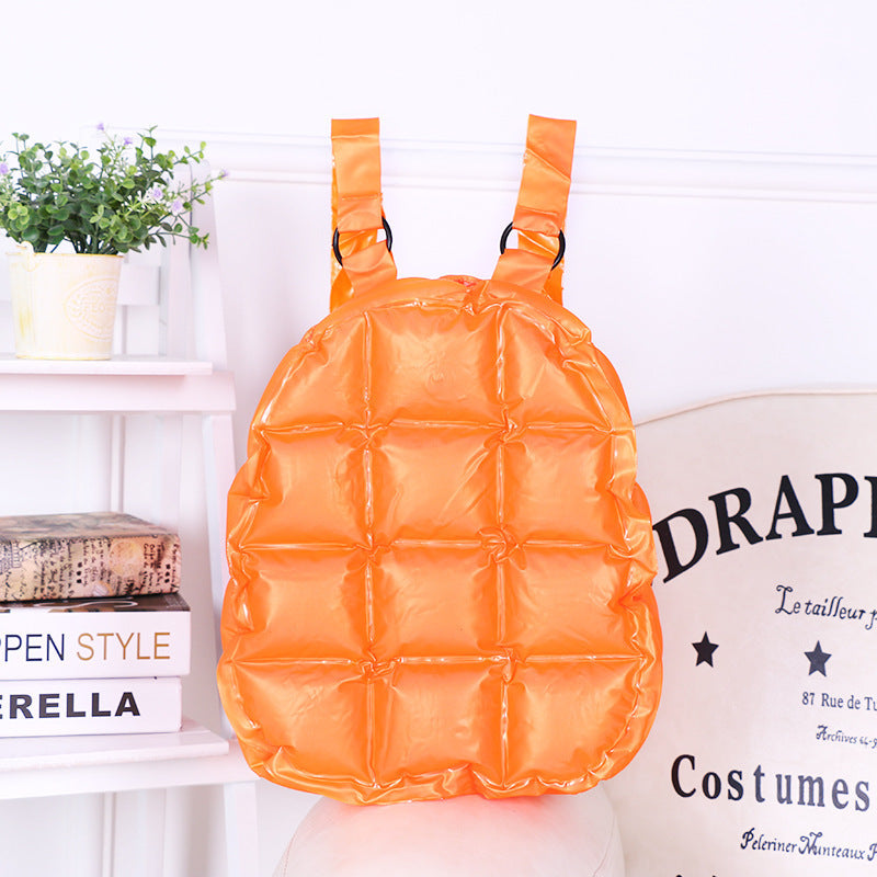 Mochila linda inflable de PVC de gran capacidad