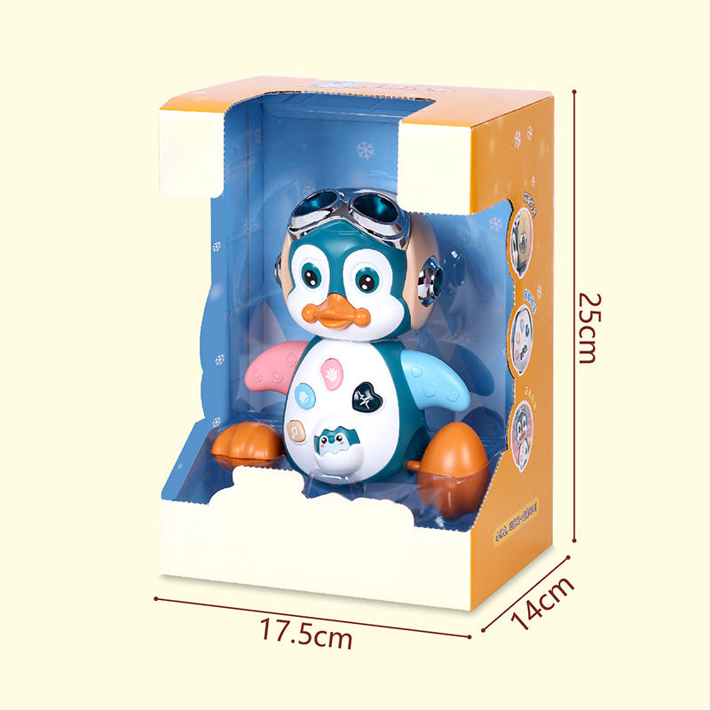 Pingouin dansant électrique, éducation précoce, illumination, marche, modèle Animal de compagnie, jouets