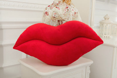Oreiller créatif et sexy en peluche à grandes lèvres