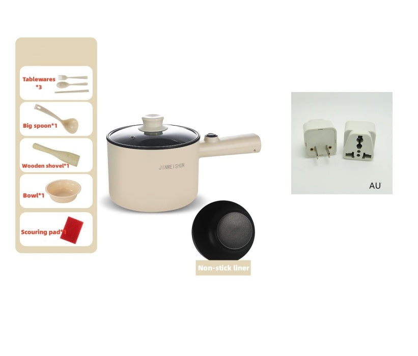 Mini olla caliente para el hogar, aparato de cocina portátil, olla eléctrica antiadherente multifunción, utensilios de cocina