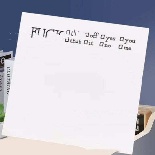 Notes autocollantes amusantes, cadeau créatif à la mode