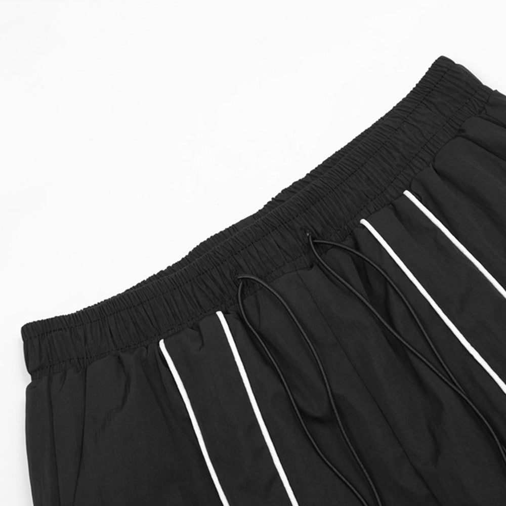 Loose Multi-pocket Workwear Straight-leg Trousers Men