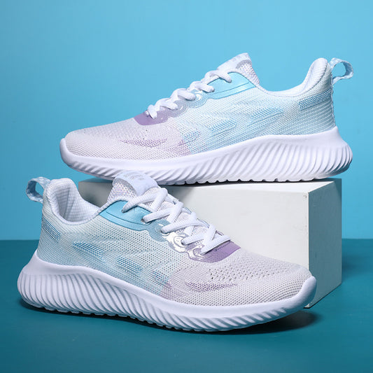 Zapatilla deportiva de malla tejida resistente al desgaste para hombre