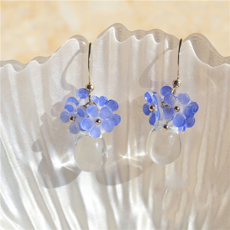 Original Design Handmade Little Flower Earrings