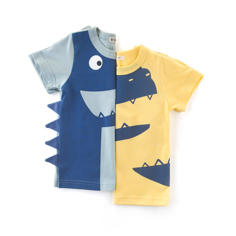 T-shirt garçon de vêtements d'été pour enfants