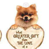 Colgante de llavero acrílico Love Dog