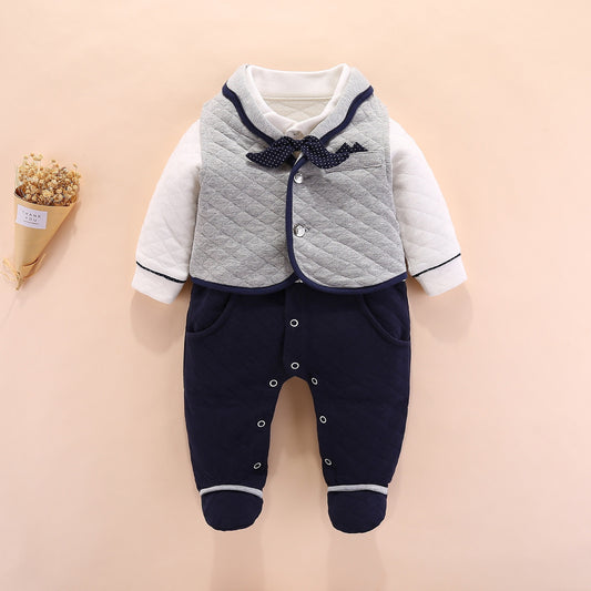 Tenue de gentleman pour bébé garçon, chaussures britanniques