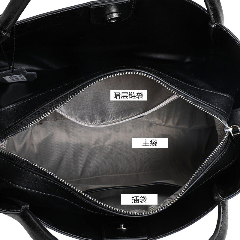 Bolso de cuero Bolso de mano Viajero de moda Práctico