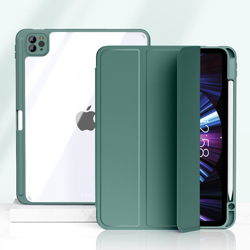 Compatible avec Apple, étui de protection magnétique avec fente pour stylo
