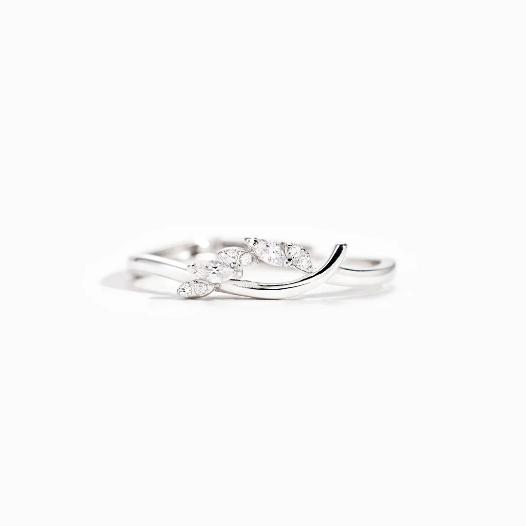 Bague d'index de style européen et américain à la mode simple