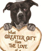 Colgante de llavero acrílico Love Dog