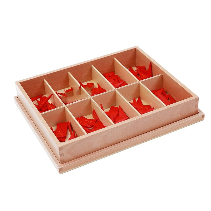 Outil pédagogique de mathématiques pour l'école primaire Montessori, compteur d'angle de décomposition rond en bois